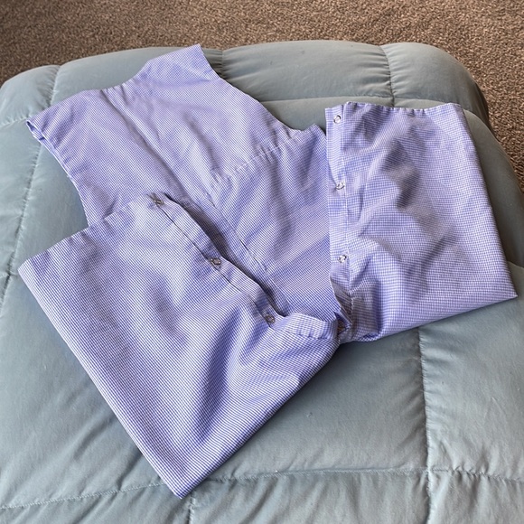 Smocktions Boys romper size 2T motorcycle ATV jeep smocked blue gingham Kids - Picture 7 of 7